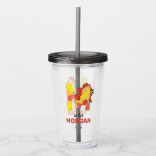 Elmo Alphabet M Music Acrylic Tumbler