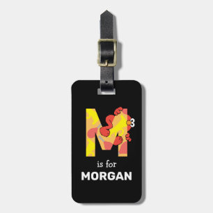 Elmo Alphabet   M Music Luggage Tag