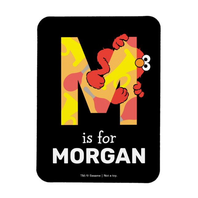 Elmo Alphabet | M Music Magnet (Vertical)