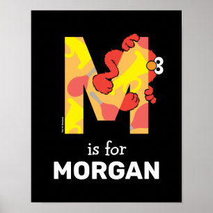 Elmo Alphabet M Music Poster
