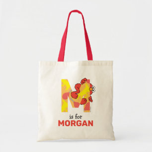 Elmo Alphabet   M Music Tote Bag