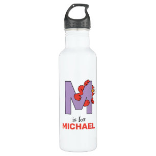 Elmo Alphabet M Purple 710 Ml Water Bottle