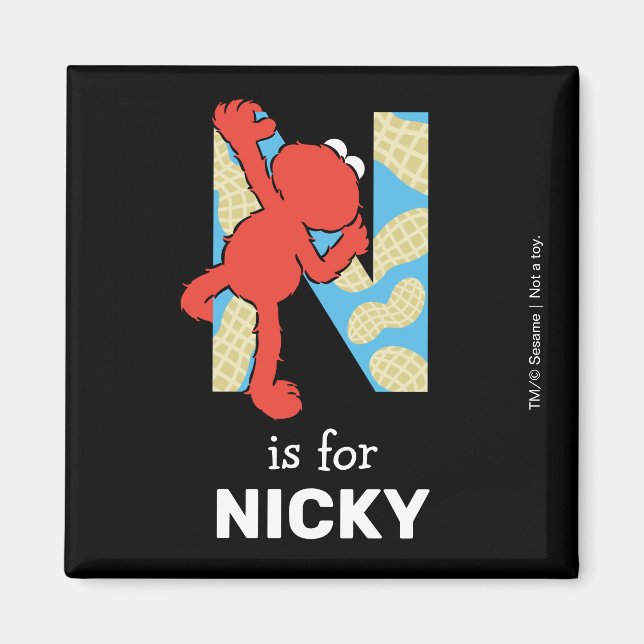 Elmo Alphabet | N Nuts Magnet (Front)