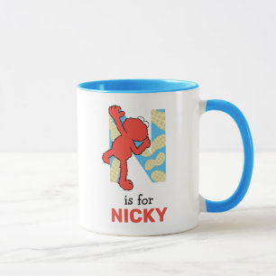 Elmo Alphabet N Nuts Mug