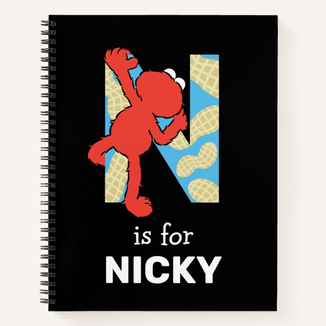 Elmo Alphabet | N Nuts Notebook (Front)