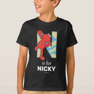 Elmo Alphabet   N Nuts T-Shirt