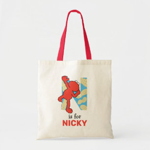 Elmo Alphabet N Nuts Tote Bag