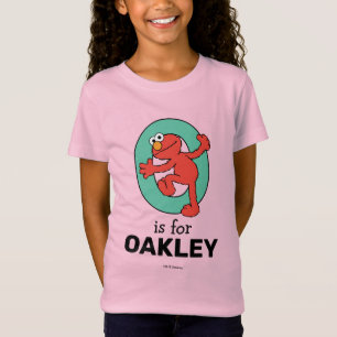 Elmo Alphabet O Teal T-Shirt