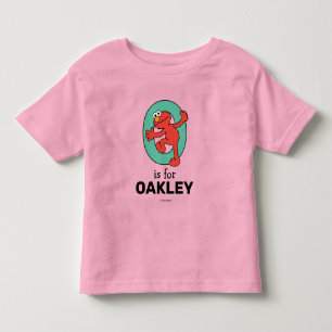 Elmo Alphabet O Teal Toddler T-Shirt