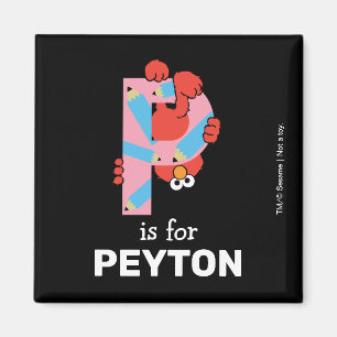 Elmo Alphabet P Pencil Magnet