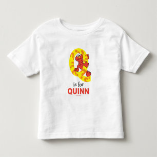 Elmo Alphabet   Q Question Mark Toddler T-Shirt