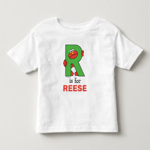 Elmo Alphabet R Green Toddler T-Shirt