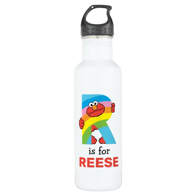Elmo Alphabet | R Rainbow 710 Ml Water Bottle (Front)