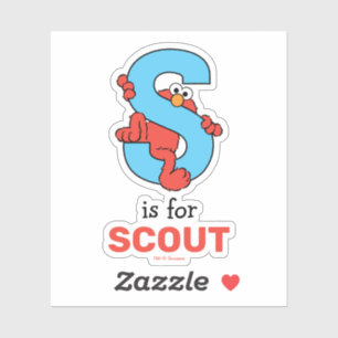 Elmo Alphabet S Blue