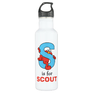 Elmo Alphabet S Blue 710 Ml Water Bottle