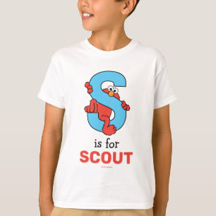 Elmo Alphabet   S Blue T-Shirt