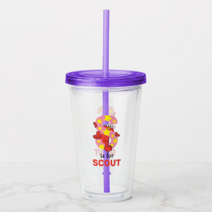 Elmo Alphabet S Star Acrylic Tumbler