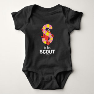 Elmo Alphabet S Star Baby Bodysuit