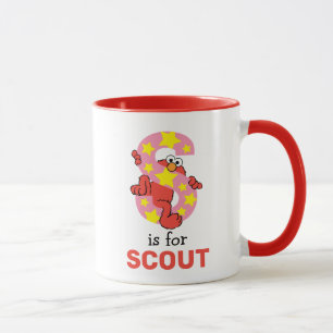 Elmo Alphabet S Star Mug