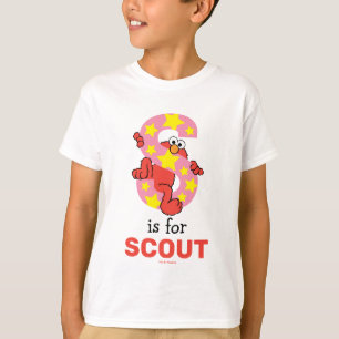 Elmo Alphabet   S Star T-Shirt