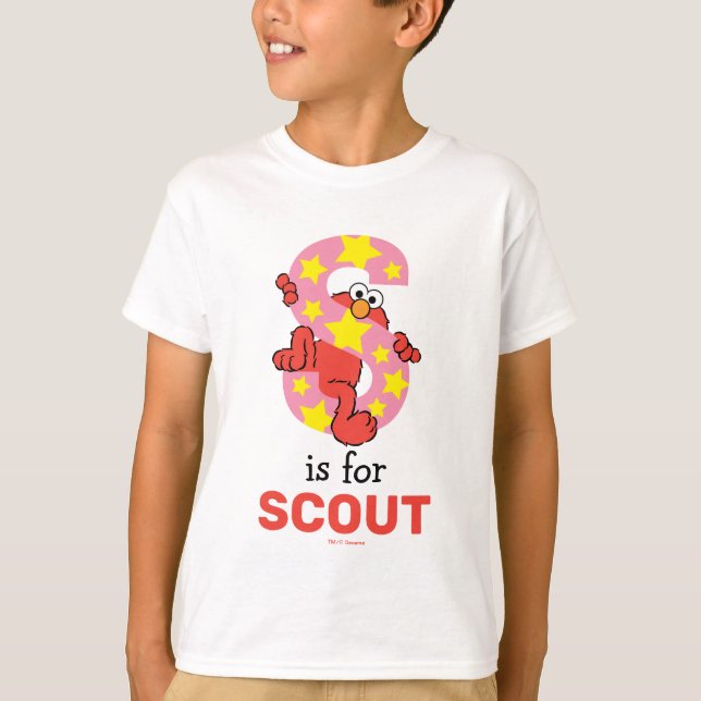 Elmo Alphabet | S Star T-Shirt (Front)