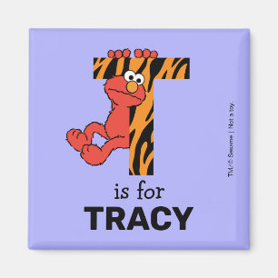 Elmo Alphabet T Tiger Magnet