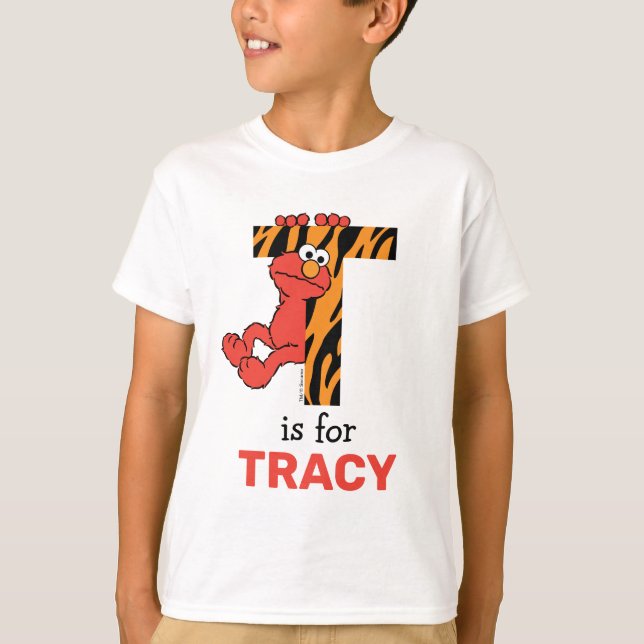 Elmo Alphabet | T Tiger T-Shirt (Front)