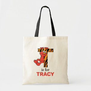 Elmo Alphabet T Tiger Tote Bag