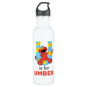 Elmo Alphabet U Umbrella 710 Ml Water Bottle