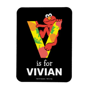 Elmo Alphabet   V Vegetable Magnet