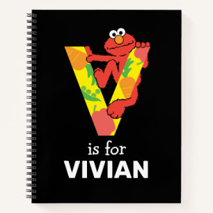 Elmo Alphabet   V Vegetable Notebook