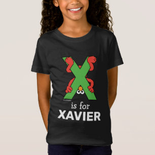 Elmo Alphabet   X Green T-Shirt