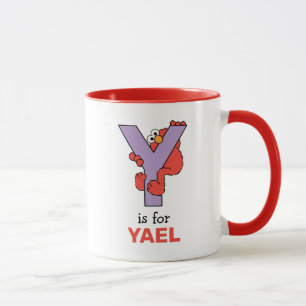 Elmo Alphabet   Y Purple Mug
