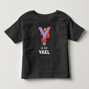 Elmo Alphabet Y Purple Toddler T-Shirt