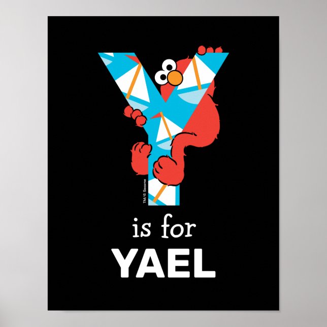 Elmo Alphabet | Y Yacht Poster (Front)