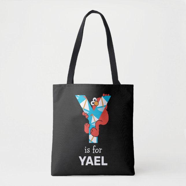 Elmo Alphabet | Y Yacht Tote Bag (Front)