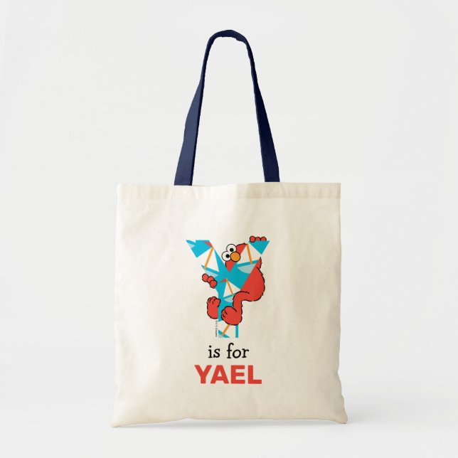 Elmo Alphabet | Y Yacht Tote Bag (Front)
