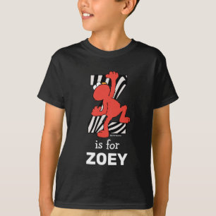 Elmo Alphabet   Z Zebra T-Shirt