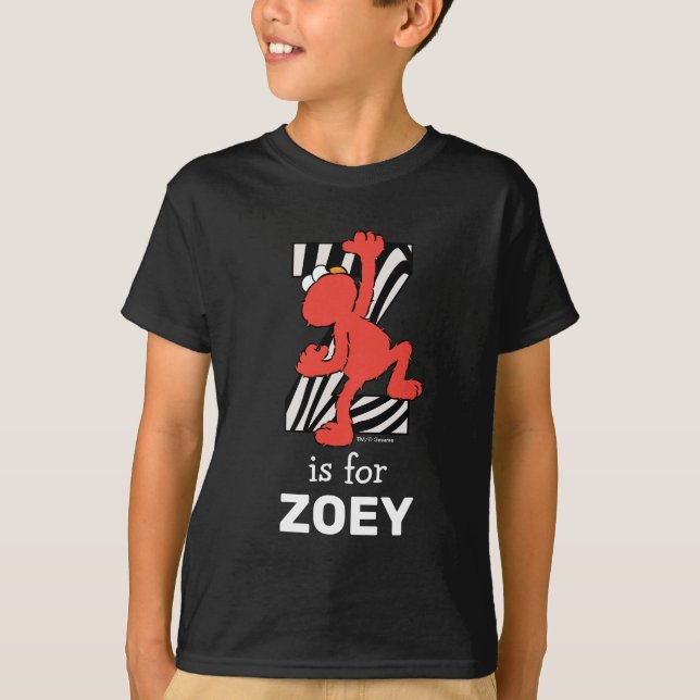 Elmo Alphabet | Z Zebra T-Shirt (Front)