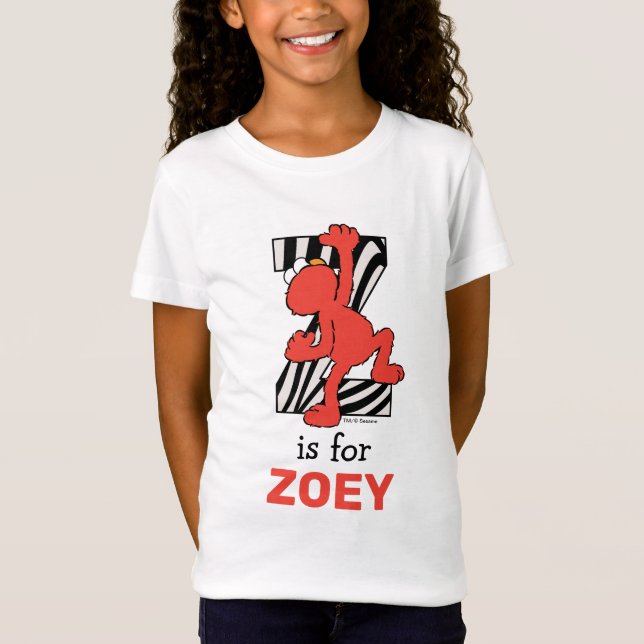 Elmo Alphabet | Z Zebra T-Shirt (Front)