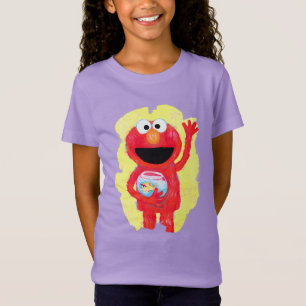 Elmo and Dorothy Sesame Street Character Art T-Shirt