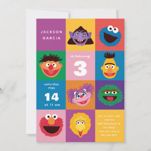 Elmo and Friends Invitation