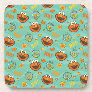 Elmo and Goldfish Pattern Coaster
