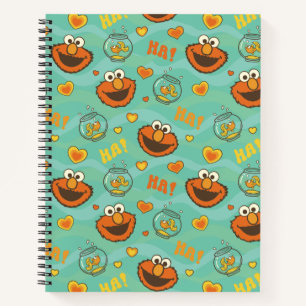 Elmo and Goldfish Pattern Notebook