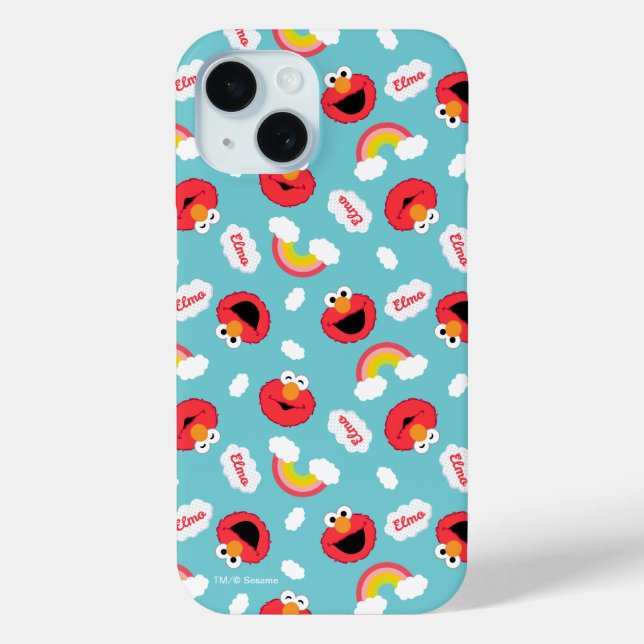 Elmo and Rainbows Pattern Case-Mate iPhone Case (Back)