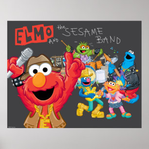 Elmo and the Sesame Band Poster