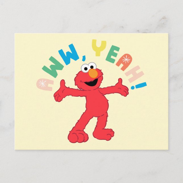 Elmo | Aww, Yeah! Postcard (Front)