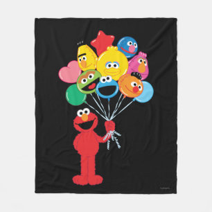 Elmo Balloons Fleece Blanket
