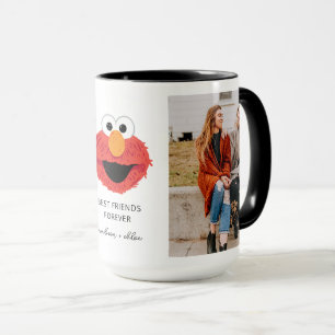 Elmo Big Face Best Friends - Photo Mug