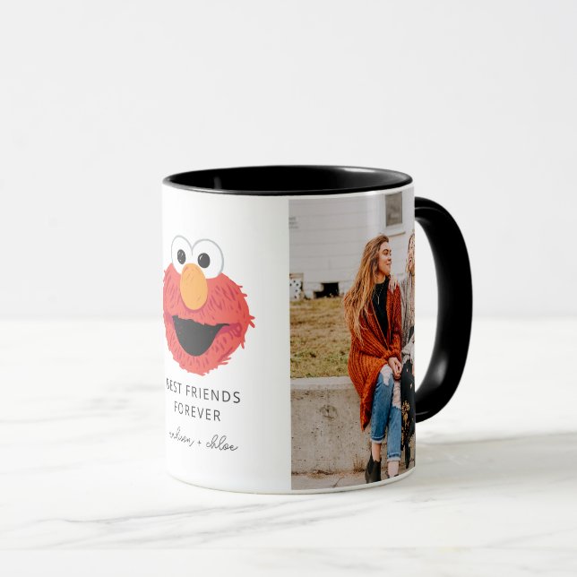 Elmo Big Face | Best Friends - Photo Mug (Front Right)
